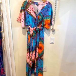 Beulah Patch Print Maxi